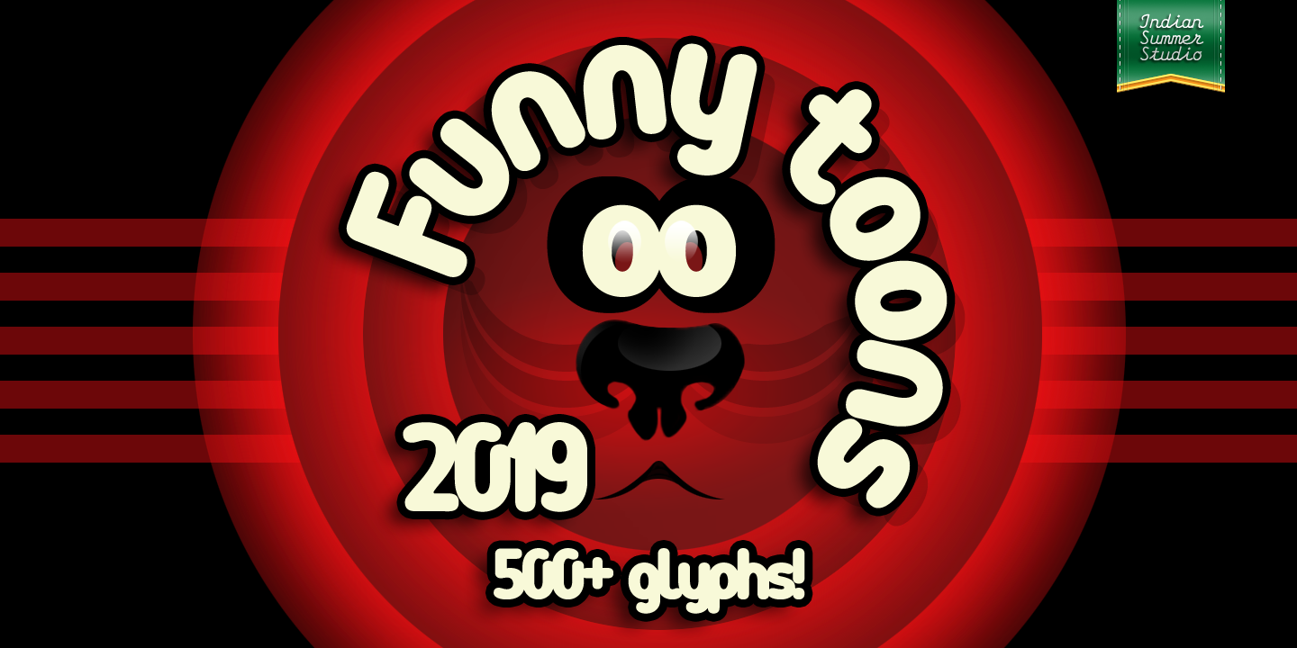 Funny Toons Font preview